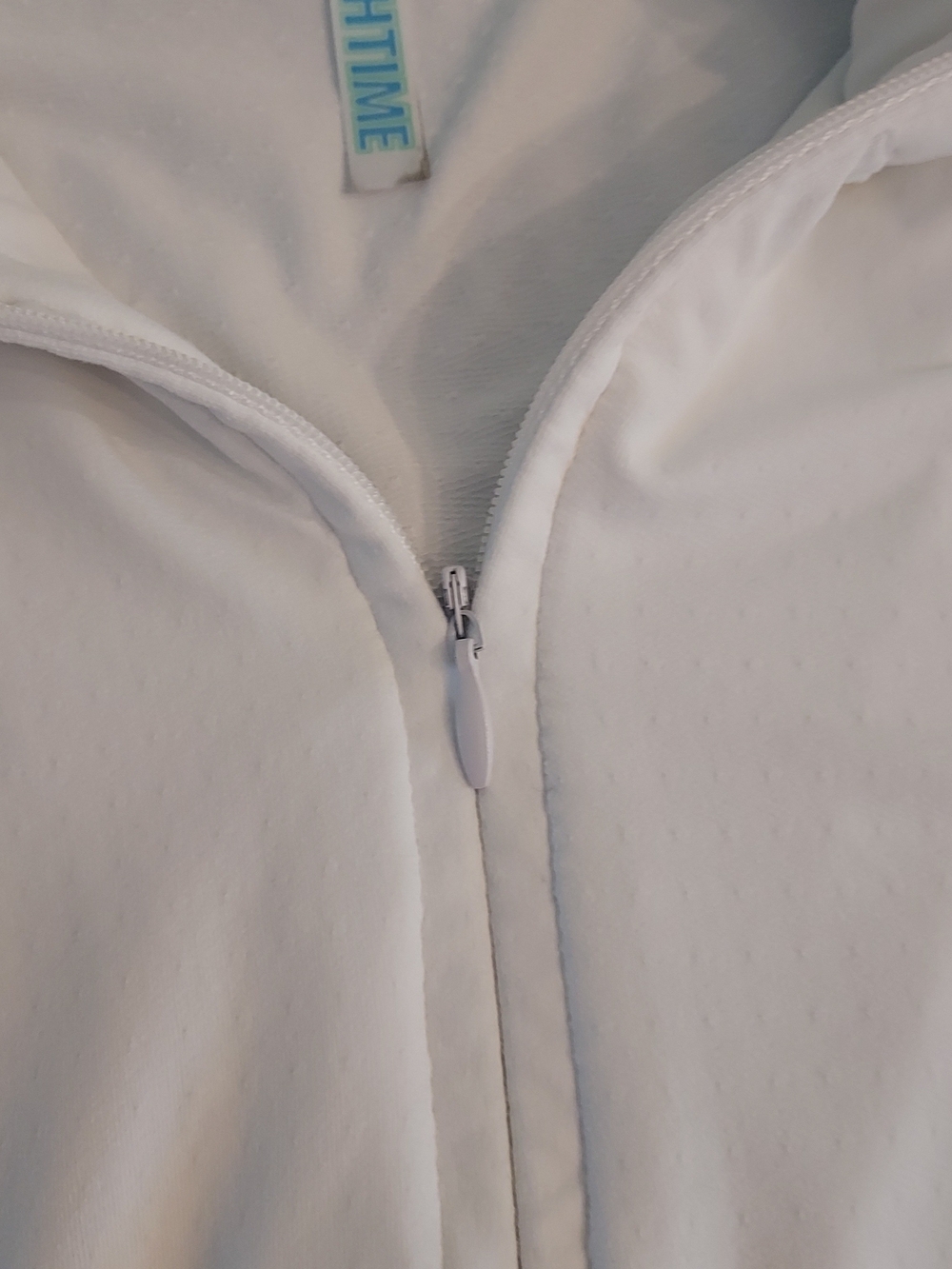 Women’s White Sleeveless Zip Jersey Polo Tank Top. Sz. XL - Picture 6 of 10
